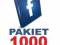 1000 FANÓW - FACEBOOK FANI LUBIĘ TO FANPAGE F-VAT
