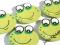 "JolaDecor" ŻABA, ŻABKA, ŻABKI 4 SZT