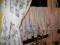 zasłony szelki 78x161 shabby chic niebieskie róże