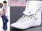 BUTY TRAMPKI BOKSERKI OLDSCHOOL A1601 WHITE EKO 38