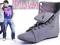 BUTY TRAMPKI BOKSERKI OLDSCHOOL A1601 GREY EKO 39