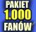 1000 FANÓW FACEBOOK FANI polskie konta FVAT OKAZJA