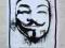 Anonymous? - V for Vendetta - 100 x 70cm - UNIKAT