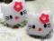 GUZIKI..HELLO KITTY ...[ 3 szt ]...GRATIS