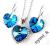 SWAROVSKI Serce oceanu Komplet + Łańcuszek