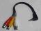 Adapter Audio-Video jack 3,5mm / 3x RCA (cinch)