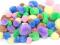 POMPONY AKRYLOWE PASTEL I NEON   MIX 78 SZTUK