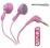 Słuchawki Douszne aircoustic  EAR BUDDY  PINK HOT
