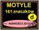 MOTYLE (d) - zestaw 161 znaczków NOWOŚCI #21d