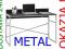 Biurko metalowe czarne NEW DESIGN   FVAT  Wawa