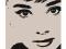 Audrey Hepburn - Retro Vintage - plakat 40x50 cm