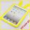 RABBIT PANEL iPad 2 Apple KROLIK yellow + FOLIA