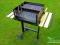 LUX PROFESJONALNY DUZY GRILL Z 2 RUSZTAMI+GRATIS!
