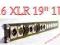 panel na 16 złącz XLR 1U 19'' producent