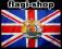 Flaga Wielka Brytania z herbem 150x90 Brytanii UK