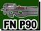 KARABIN ELEKTRYCZNY P90 (d90f) MAG. 300 KULEK ASG