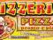 PIZZA PIZZERIA baner 3m/1,2m bar pub piec hot dog