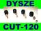 DYSZE ELEKTRODY PRZECINARKA PLAZMOWA 120A CUT-120