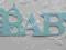 trinket_tt *SCRAPKI NAPIS BABY 2szt. NIEB.
