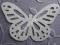 [trinket_tt] MOTYLE AŻUROWE SREBRNE 10szt.
