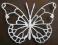 trinket_tt SCRAPKI (Z) MOTYL AŻUROWY 2szt. BIAŁY