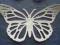 [trinket_tt] MOTYL AŻUROWY (N) KREMOWY 2szt.