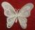 [trinket_tt] MOTYL AŻUROWY MOTYLEK 3D KREMOWY
