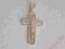 Awgold - srebrny   krzyżyk