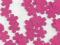 SCRAPKI KWIATY KWIATKI RÓŻ 1,6 CM OKAZJA 120 SZT