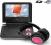 LENCO DVP-733 Przenośne DVD 7"LCD USB SD DviX