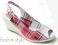 TOMMY HILFIGER koturny espadryle MARY 9B kratka 38