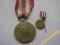 Medal Zwycięstwa i Wolności 1945 z miniaturką