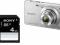 SONY DSC-W610+KARTA 4 GB!!SREBRNY!!