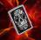 ZAPALNICZKA ZIPPO Skull Satin Z24883+Benzyna