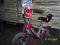 Rowerek dla chłopca + kask + boczne koła