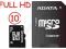 Karta 16GB microSD microSDHC+ADAPTER Adata Class10
