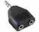 Rozgałęźnik AUDIO 3,5mm JACK M -  2X JACK F Łódź
