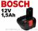 AKUMULATOR 12V 1,5Ah NiCd O-PACK BOSCH