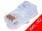 Wtyk modularny 8P8C RJ45 UTP drut CAT 6e - 10 szt.