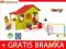 SMOBY Duzy Domek FLORALIE Dzwonek + GRATIS BRAMKA