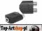 ADAPTER PRZEJSCIE GNIAZDO JACK 3,5mm 2x RCA CHINCH