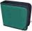 ETUI NA 24 CD/DVD ZIELONE - NOWE - FOLIA - KURIER