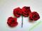 RÓŻE Z PAPIERU- GAŁĄZKA  4SZT.