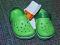 Crocsy zielone,  6-7/ 23 nowe!!!