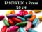 KORALIK DREWNO_ MIX  DUŻA FASOLKA 8x20mm/ 50 szt