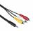 Kabel Jack 3,5mm 4pin - 3xRCA Cinch do Kamery 3m