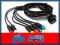 POZLACANY KABEL DO PlayStation 2 i 3 COMPONENT HD