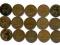 Zestaw 15 sztuk Half Penny zobacz roczniki