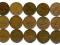 Zestaw 15 sztuk Half Penny zobacz roczniki