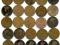 Zestaw 25 sztuk One Penny  mix